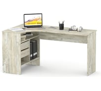 Стол письменный СОКОЛ Левый Дуб юкон СПм-25 00-00016791