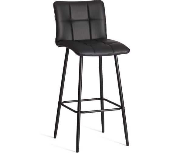 Барный стул Tetchair Bari экокожа, черный 24908 1