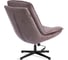 Кресло лаунж Tetchair Cosmo велюр/букле, VT shape wood rose 25272 4