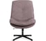 Кресло лаунж Tetchair Cosmo велюр/букле, VT shape wood rose 25272 5
