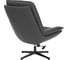 Кресло лаунж Tetchair Cosmo экокожа, графит 25275 4