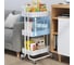 Стеллаж-этажерка на колесах SOKOLTEC HW47890WH 19311021 2