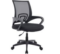 Кресло Cromex Top CH-695, с подлокотниками, сетка, черное, ткань TW, 533065