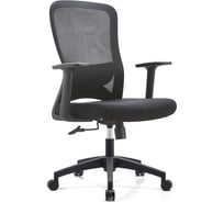 Кресло компьютерное GRAMBER черный, черный пластик D51