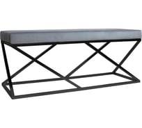 Банкетка GreenWeen ZUMA черная/светло-голубой GW-ZUMA-LB-110B