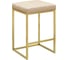 Полубарный стул GreenWeen SOHO золотой/экокожа Light Beige GW-SOHO-G-LEA-LB 5