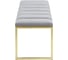 Банкетка GreenWeen ALBA, золотая, верх Light Blue, Bulon 1100x400x450 GW-ALBA-LB-110G-BL 3