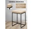 Полубарный стул GreenWeen SOHO черный/экокожа Light Beige GW-SOHO-B-LEA-LB 12