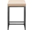Полубарный стул GreenWeen SOHO черный/экокожа Light Beige GW-SOHO-B-LEA-LB 4
