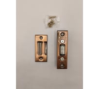 Защелка роликовая без ручек Крепстор, старая медь, пакет 2 шт. 4665317041335