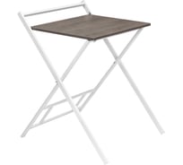 Складной компьютерный стол GreenWeen 600 мм, белый/дуб графит GW-PCT600W-L-G