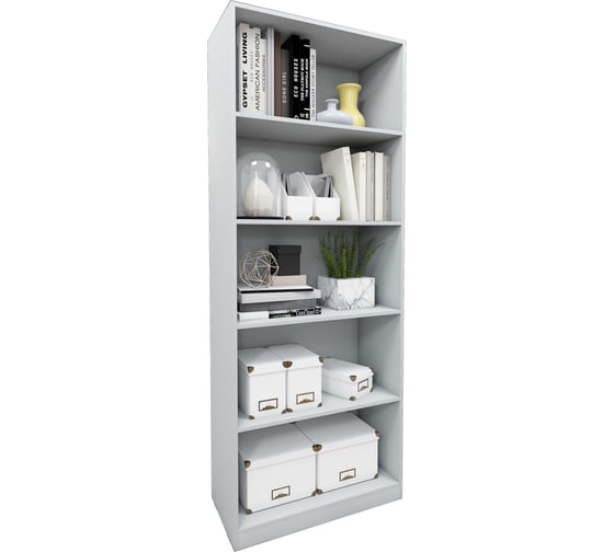 Стеллаж широкий высокий Альянс мебель ХИТ 800x354x1925 К-11 Серый 1