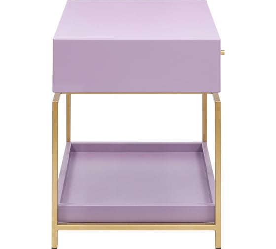 Прикроватная тумба GreenWeen KARIN, золотой/Dusty Purple GW-NS-KARIN-G-MDF-DP