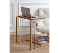 Приставной кофейный столик GreenWeen золотой, 550x365x670 GW-CT550G-W