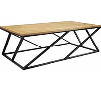 Кофейный столик GreenWeen PORTER, черный/дуб GW-PORTER-W-B