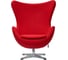 Кресло BRADEX EGG CHAIR красный кашемир FR 0259 2