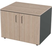 Тумба для оргтехники Альянс мебель ПРЕГО ОФИС 800х620х600 ПОТДО Дуб экспрессив песочный/Антрацит
