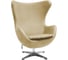 Кресло BRADEX EGG STYLE CHAIR карамельный, искусственная замша FR 1047 1