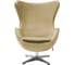 Кресло BRADEX EGG STYLE CHAIR карамельный, искусственная замша FR 1047 2