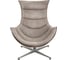 Кресло BRADEX LOBSTER CHAIR латте искусственная замша, коричневый прессованная кожа FR 1049 4