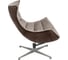 Кресло BRADEX LOBSTER CHAIR латте искусственная замша, коричневый прессованная кожа FR 1049 5
