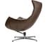 Кресло BRADEX LOBSTER CHAIR латте искусственная замша, коричневый прессованная кожа FR 1049 7