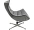 Кресло BRADEX LOBSTER CHAIR серый искусственная замша, серый прессованная кожа FR 1050 4