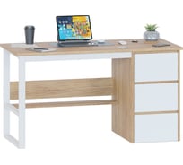 Стол письменный СОКОЛ СПМ-212 Дуб сонома/белый 00-00016830