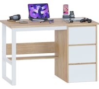 Стол письменный СОКОЛ СПМ-211 Дуб сонома/белый 00-00016826