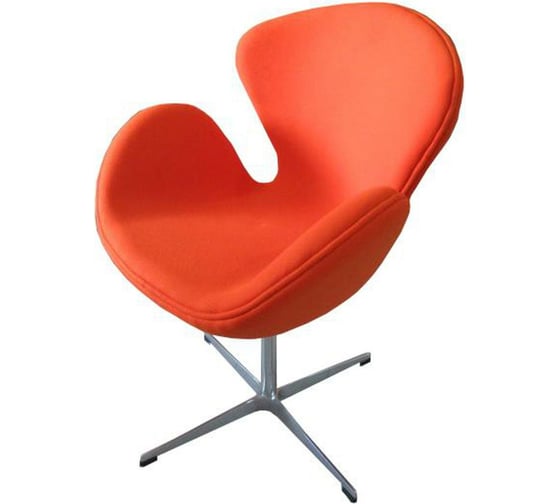 Кресло BRADEX SWAN CHAIR оранжевый кашемир FR 0262 1