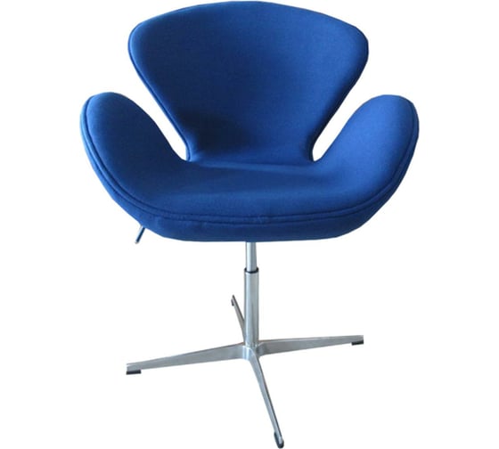 Кресло BRADEX SWAN CHAIR синий кашемир FR 0261