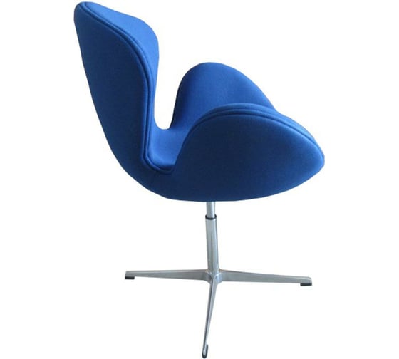 Кресло BRADEX SWAN CHAIR синий кашемир FR 0261