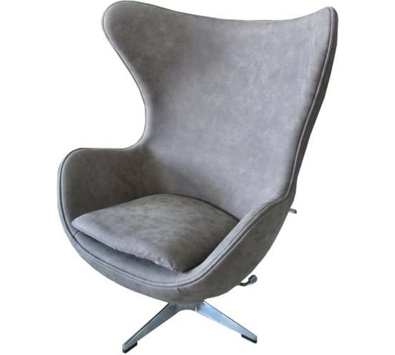 Кресло BRADEX EGG CHAIR бледно-коричневый матовый с эффектом состаренной кожи FR 0253