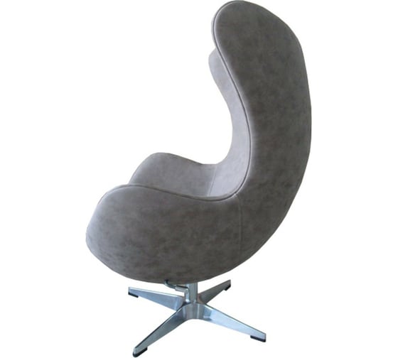 Кресло BRADEX EGG CHAIR бледно-коричневый матовый с эффектом состаренной кожи FR 0253