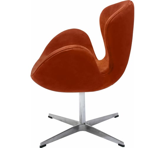 Кресло BRADEX SWAN CHAIR терракотовый, искусственная замша FR 0655