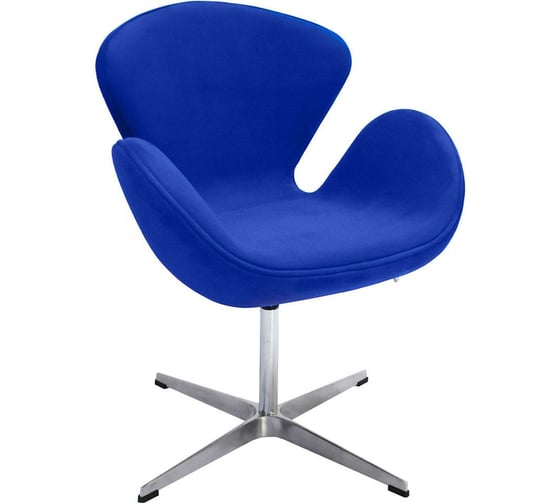 Кресло BRADEX SWAN CHAIR синий, искусственная замша FR 0652