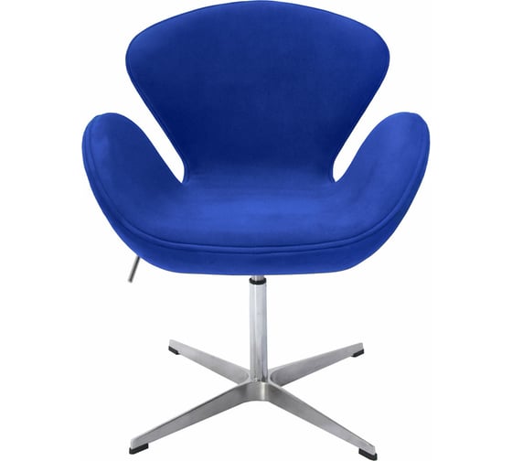 Кресло BRADEX SWAN CHAIR синий, искусственная замша FR 0652