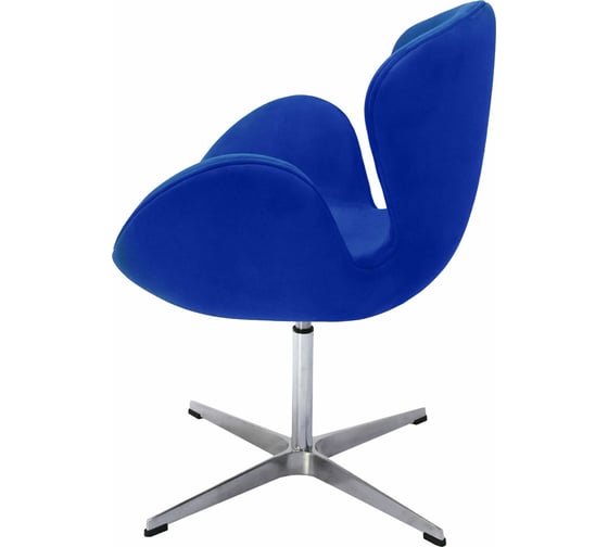 Кресло BRADEX SWAN CHAIR синий, искусственная замша FR 0652