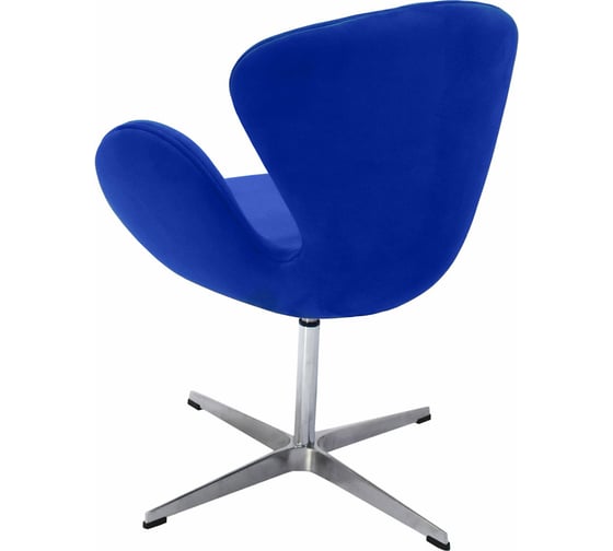 Кресло BRADEX SWAN CHAIR синий, искусственная замша FR 0652