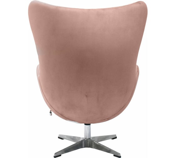 Кресло BRADEX EGG CHAIR пыльно-розовый, искусственная замша FR 0648