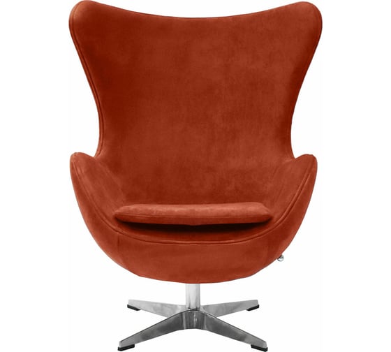 Кресло BRADEX EGG CHAIR терракотовый, искусственная замша FR 0646