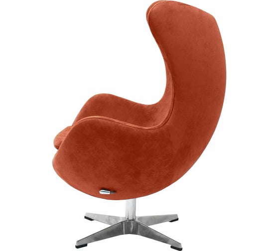 Кресло BRADEX EGG CHAIR терракотовый, искусственная замша FR 0646