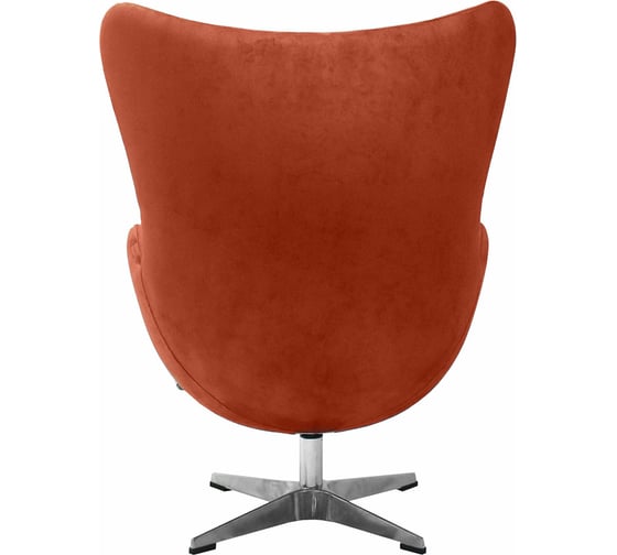 Кресло BRADEX EGG CHAIR терракотовый, искусственная замша FR 0646