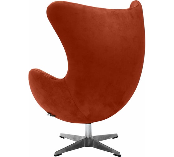 Кресло BRADEX EGG CHAIR терракотовый, искусственная замша FR 0646