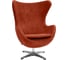 Кресло BRADEX EGG CHAIR терракотовый, искусственная замша FR 0646 1