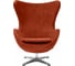 Кресло BRADEX EGG CHAIR терракотовый, искусственная замша FR 0646 2
