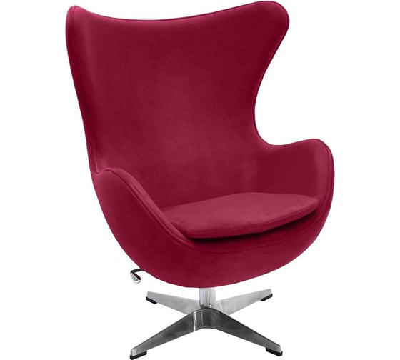 Кресло BRADEX EGG CHAIR винный, искусственная замша FR 0643