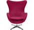 Кресло BRADEX EGG CHAIR винный, искусственная замша FR 0643 2