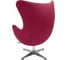 Кресло BRADEX EGG CHAIR винный, искусственная замша FR 0643 5