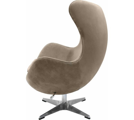 Кресло BRADEX EGG CHAIR латте, искусственная замша FR 0647